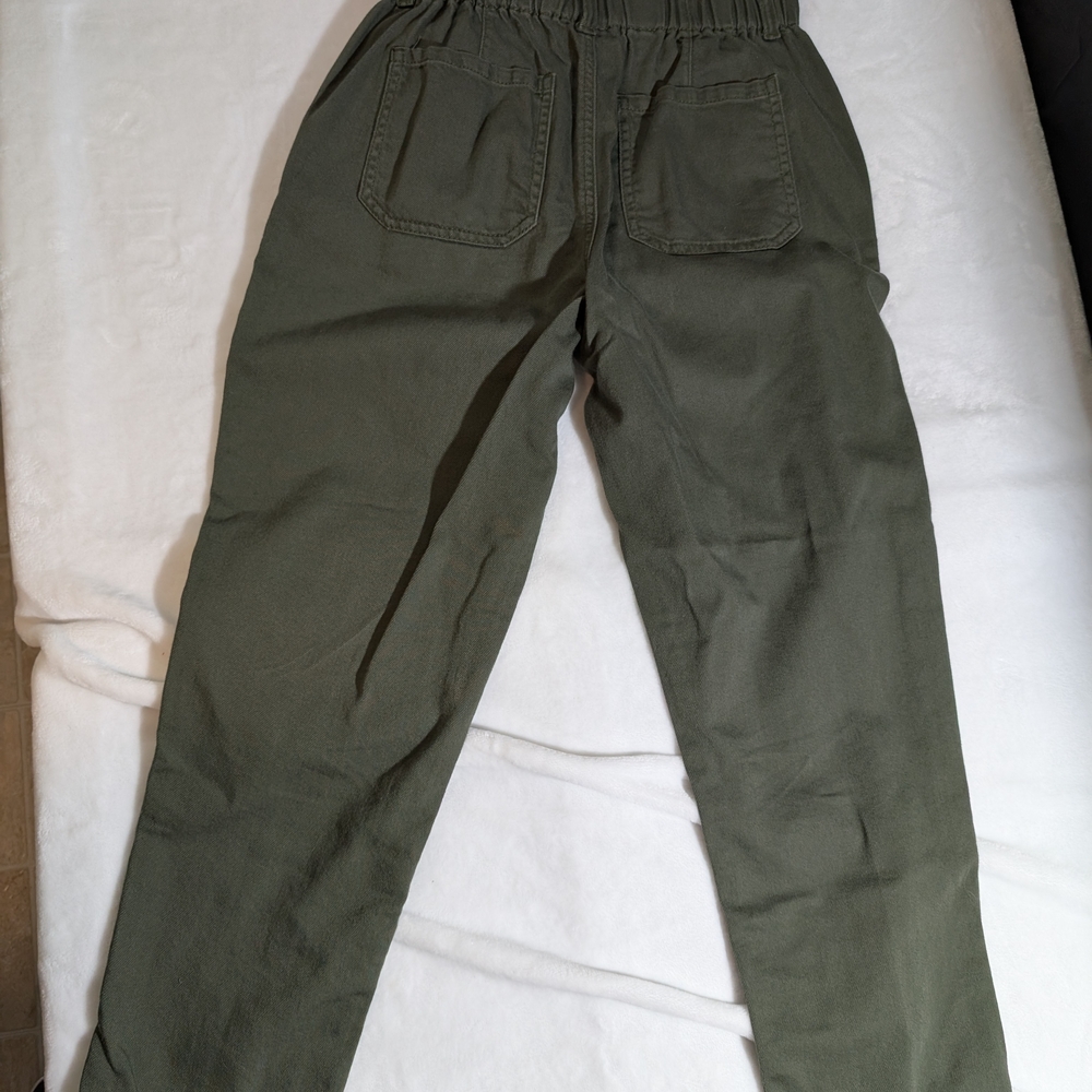 Men's Olive Green Casual Pants